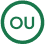Ícone circular com borda verde e as letras “OU” em verde sobre fundo branco.